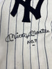 Beautiful Mickey Mantle No. 7 Signed New York Yankees Jersey UDA JSA MINT 9