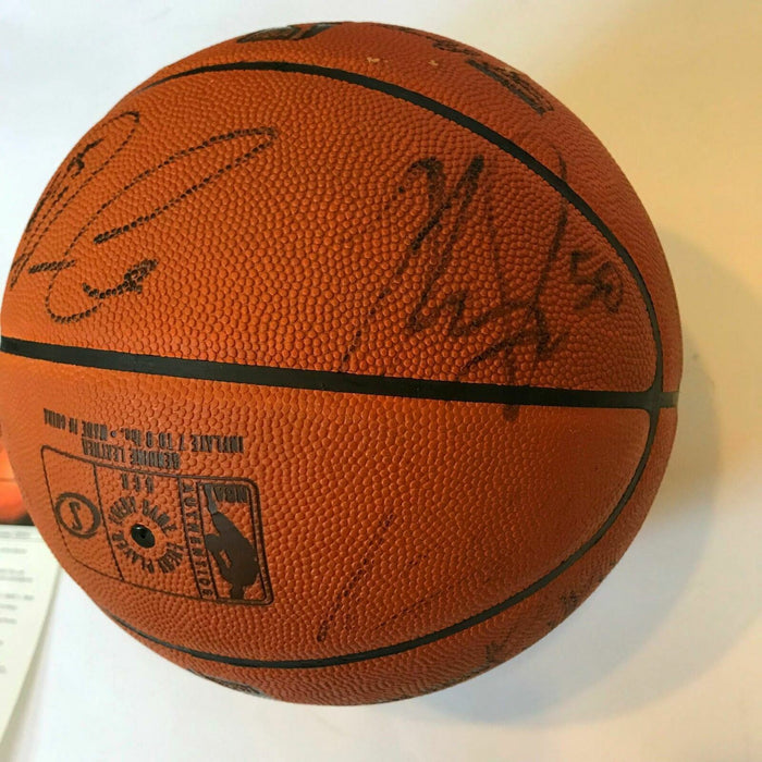 Kobe Bryant 2010-11 Los Angeles Lakers Team Signed Basketball With JSA COA