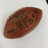 1993 Buffalo Bill AFC Champs Team Signed Wilson NFL Game Football JSA COA