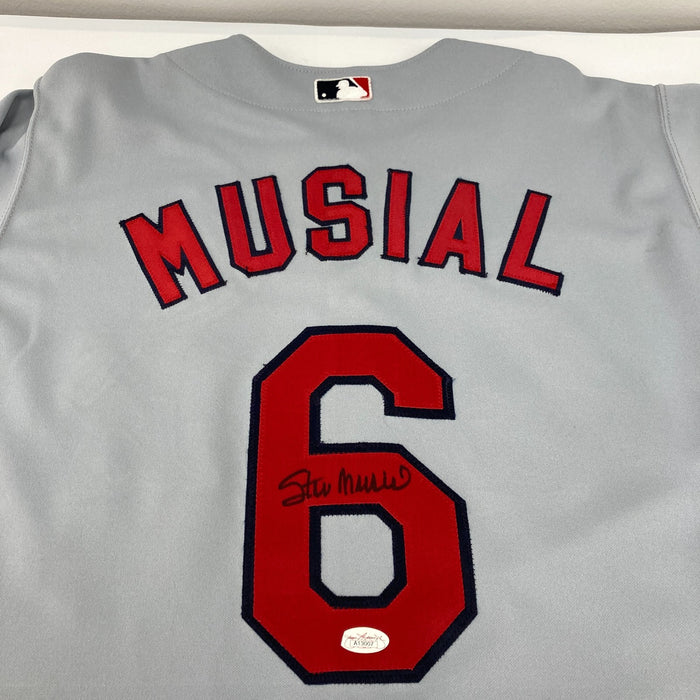 Stan Musial Signed Rawlings Authentic St. Louis Cardinals Jersey JSA Certified