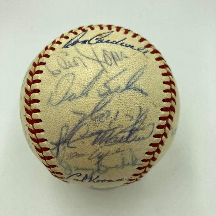 1968 New York Mets Team Signed NL Giles Baseball Nolan Ryan & Tom Seaver JSA COA