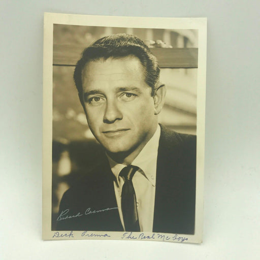 Vintage 1950's  Richard Crenna Signed Autographed 8x10 Studio Photo Rambo