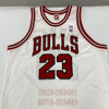 Michael Jordan Signed 1997-98 Pro Cut Chicago Bulls 6X Champs Jersey UDA