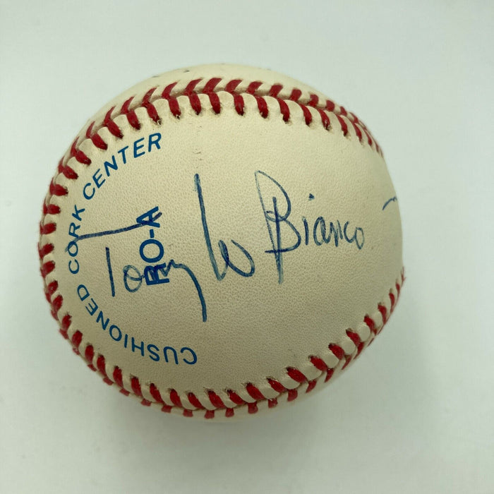 Joe Bologna, Renee Taylor, Lainie Kazan, Tony Lo Bianco Signed Baseball JSA COA