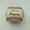 Hank Aaron 1970 Atlanta Braves Team Signed Baseball 22 Signatures PSA DNA COA