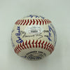 1965 Chicago Cubs Team Signed NL Baseball Ernie Banks Ron Santo JSA COA