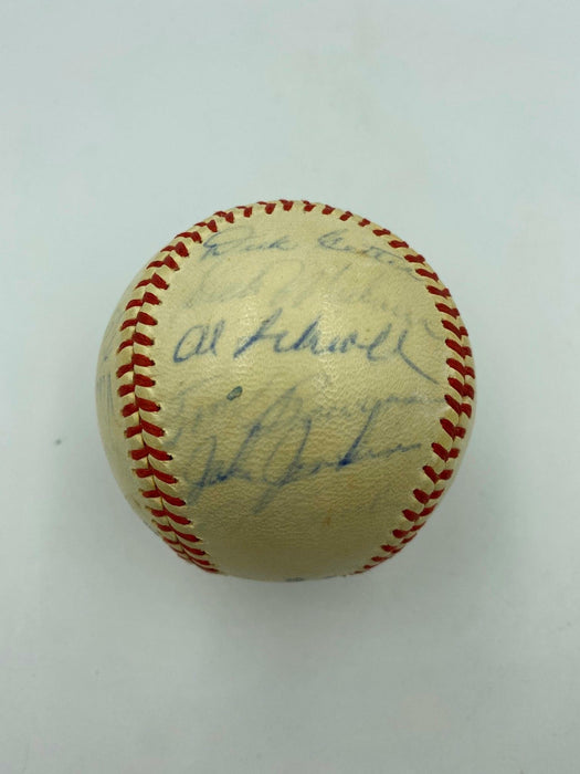 Willie Mccovey Pre Rookie 1957 Dallas Eagles Team Signed Minor League Baseball