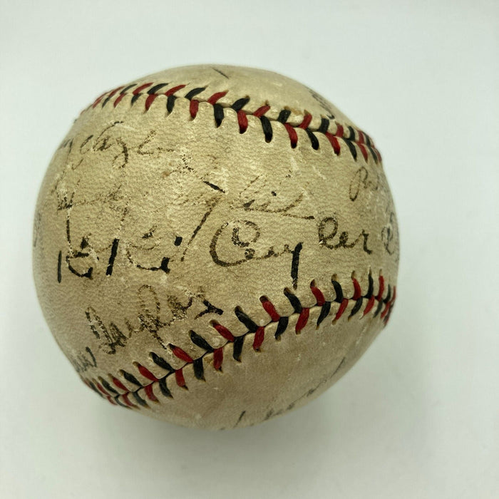 1931 Chicago Cubs Signed Baseball Hack Wilson Tris Speaker Rogers Hornsby JSA