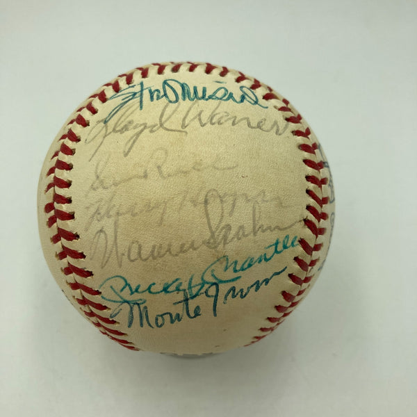 Mickey Mantle 1974 Hall Of Fame Induction Multi Signed Baseball JSA COA