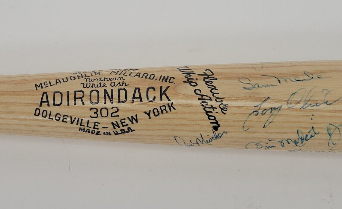 1965 Minnesota Twins American League Champs Team Signed Bat Beckett COA