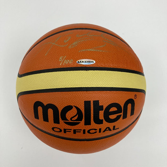 Kobe Bryant "2008 USA Gold" Signed Official Olympics FIBA Basketball UDA COA