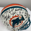 1972 Miami Dolphins Super Bowl Champs Team Signed Full Size Helmet JSA COA