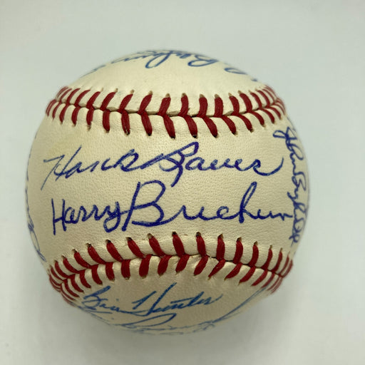 Beautiful 1966-67 Baltimore Orioles Team Signed Baseball JSA COA