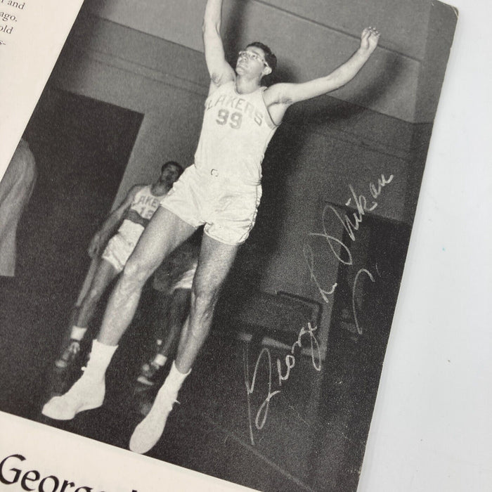 1950 Minneapolis Los Angeles Lakers NBA Champs Team Signed Program JSA COA