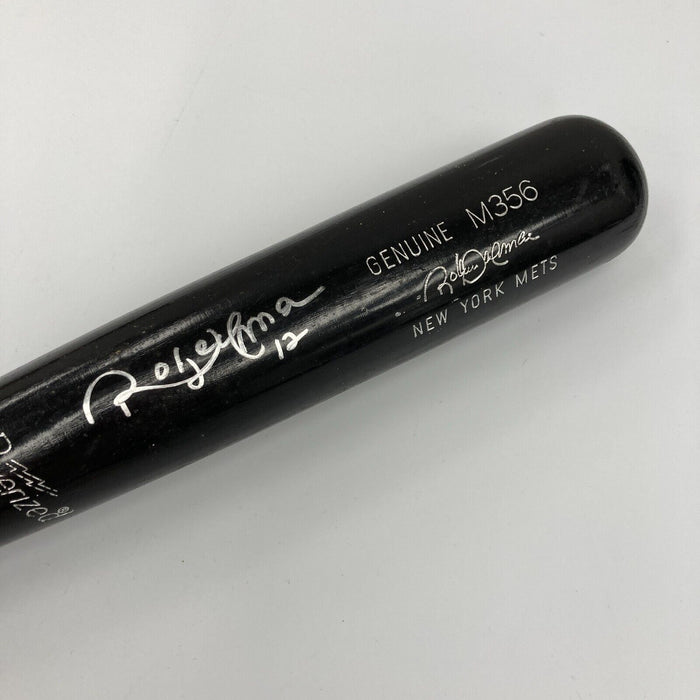 Roberto Alomar Signed 2002 Game Used Baseball Bat Steiner COA