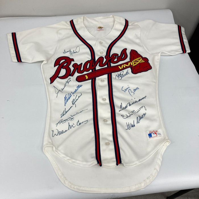 500 Home Run Club Signed Jersey Ted Williams Willie Mays Hank Aaron PSA DNA COA