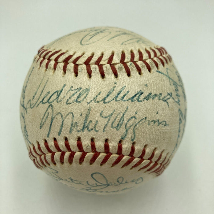 Ted Williams 1958 Boston Red Sox Team Signed Official American League Baseball