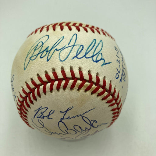 Rare No Hitter Pitchers Multi Signed Baseball 11 Signatures JSA COA