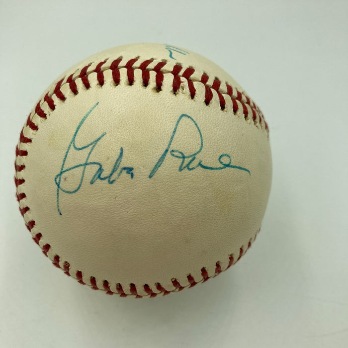 Billy Martin George Steinbrenner Chambliss 1976 ALCS Walk-off HR Signed Baseball