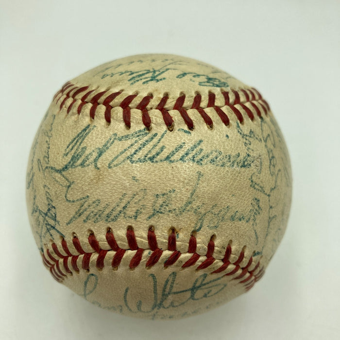 Ted Williams 1955 Boston Red Sox Team Signed Official American League Baseball