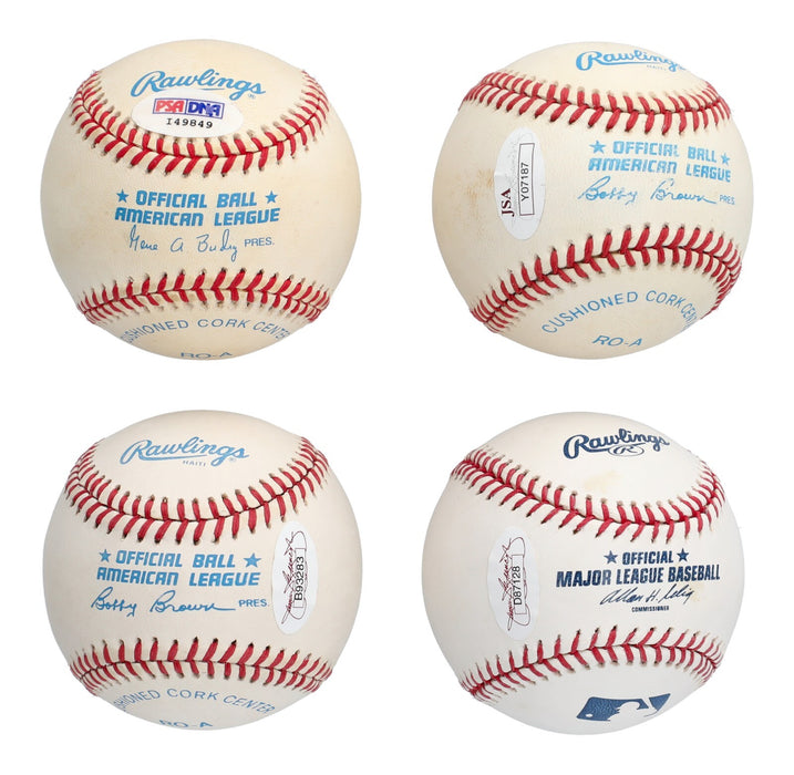 1950 New York Yankees WS Champs Team Signed Baseball Collection 35 Balls JSA COA