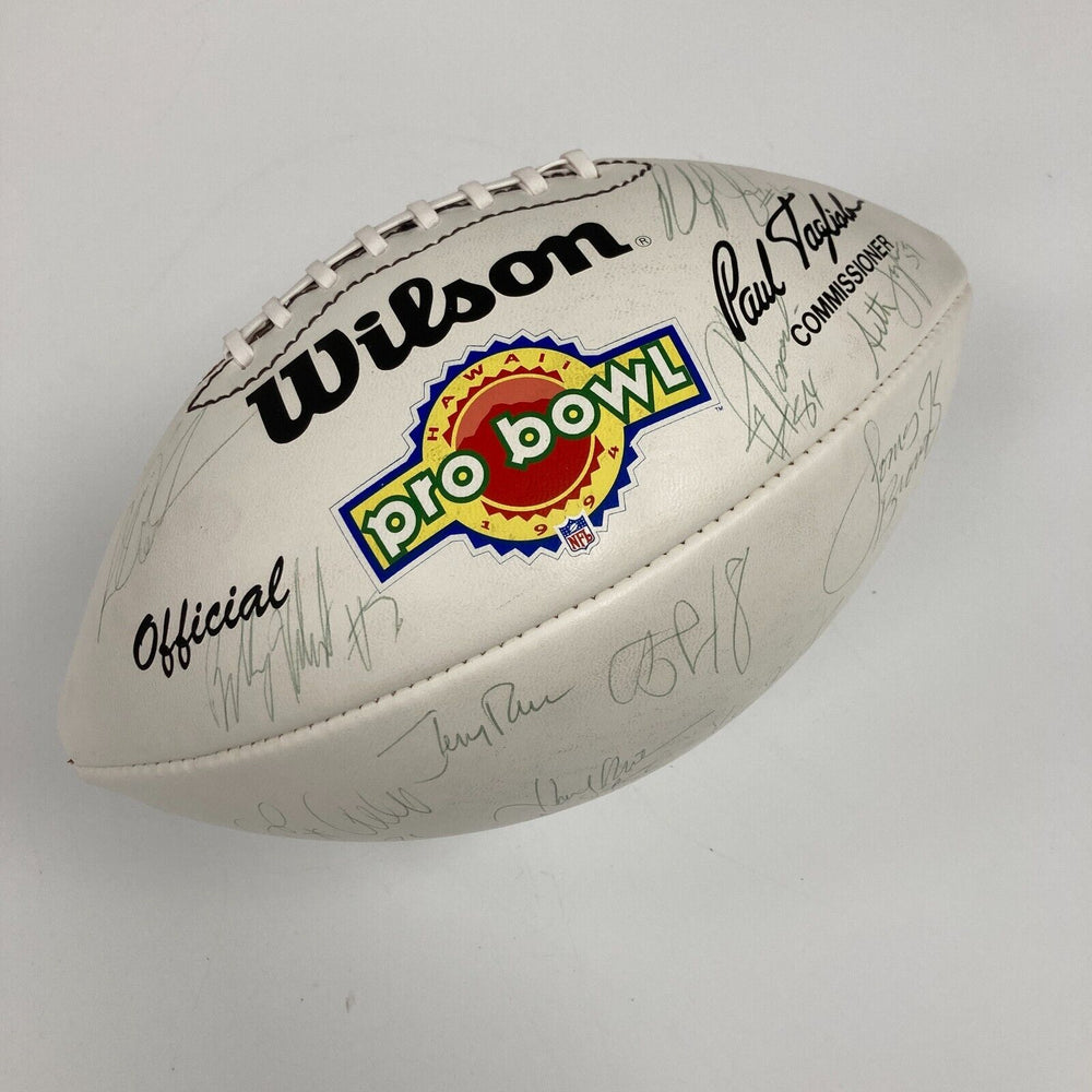 1994 Pro Bowl NFC Team Signed Official Wilson Football 24 Signatures