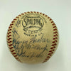 1954 Ernie Banks Rookie Chicago Cubs Team Signed National League Baseball JSA
