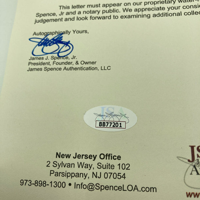 Mickey Mantle Pre Rookie 1950 Joplin Miners Signed Minor League Baseball JSA COA