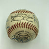 Beautiful 1957 Milwaukee Braves World Series Champs Team Signed Baseball JSA COA