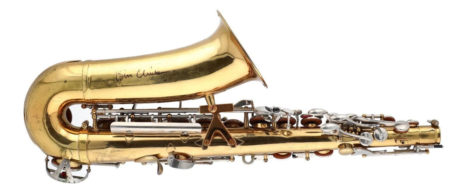 President Bill Clinton Signed Autographed Saxophone With JSA COA