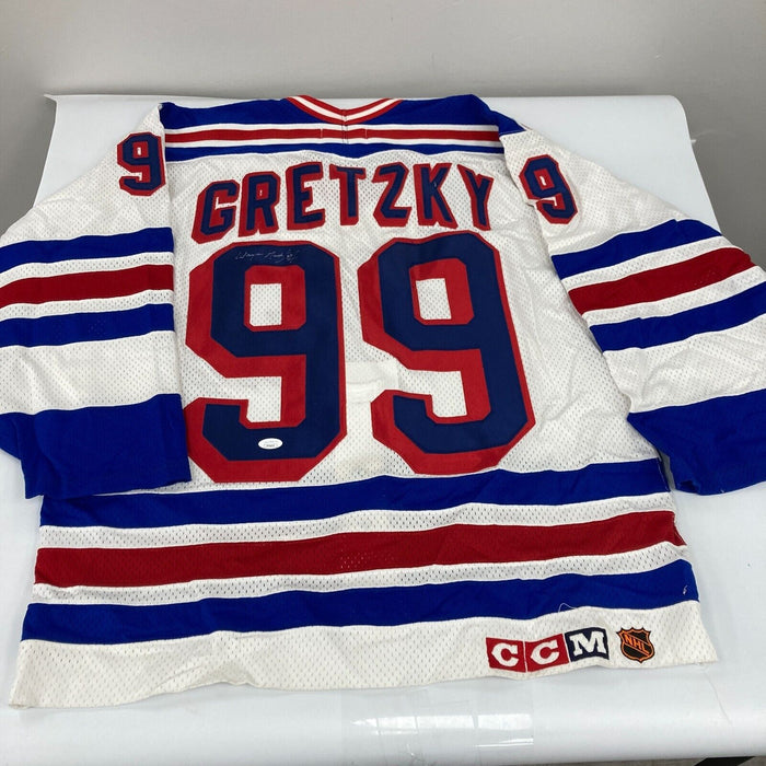 Wayne Gretzky Signed New York Rangers Authentic Game Model Jersey JSA COA