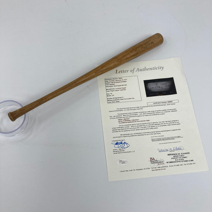 Joe Medwick Signed 1930's Louisville Slugger Mini Baseball Bat JSA COA