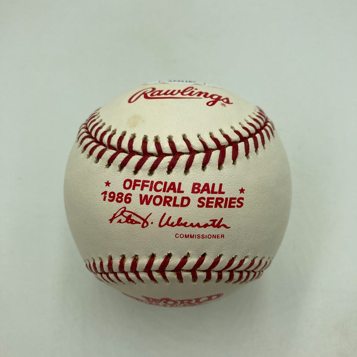 Rare Bill Buckner & Mookie Wilson Signed 1986 World Series Baseball JSA COA