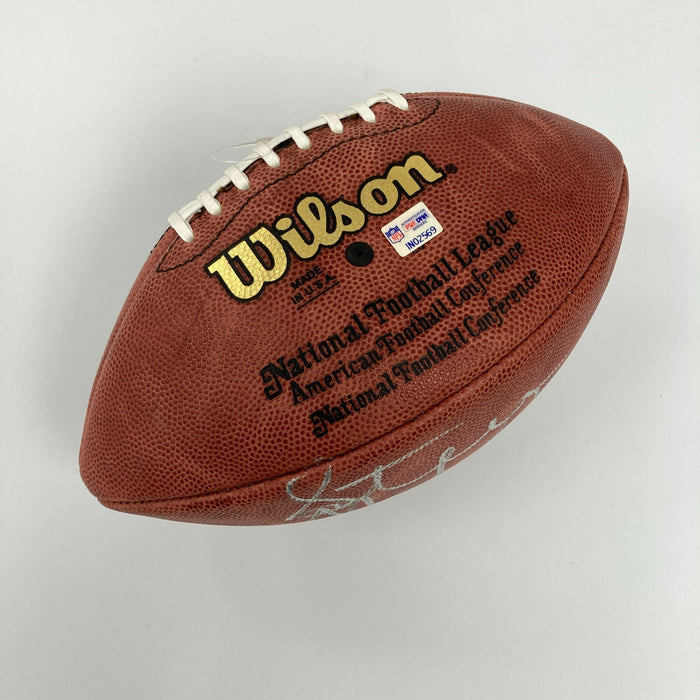 Steve Mcnair Signed Wilson NFL Game Football PSA DNA Certified