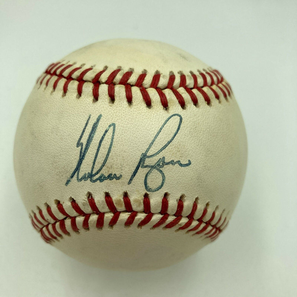 Nolan Ryan Signed Official American League Baseball With JSA COA