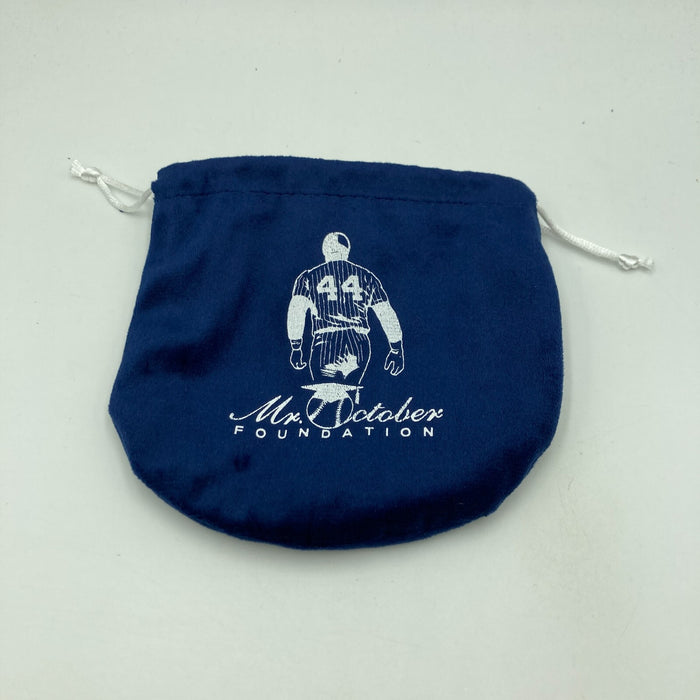 Joe Montana Signed Heavily Inscribed Career STAT Baseball Reggie Jackson COA