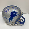 Barry Sanders Detroit Lions Hall Of Fame Legends Multi Signed Helmet JSA COA