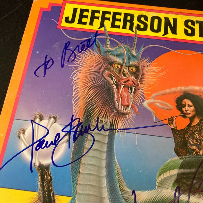 Jefferson Starship Band Signed Autographed Album With 4 Signatures JSA COA