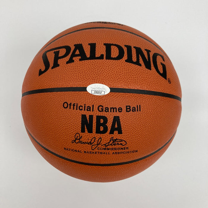 Shaquille O'Neal Signed 2001 Finals Spalding Official Game Basketball JSA COA