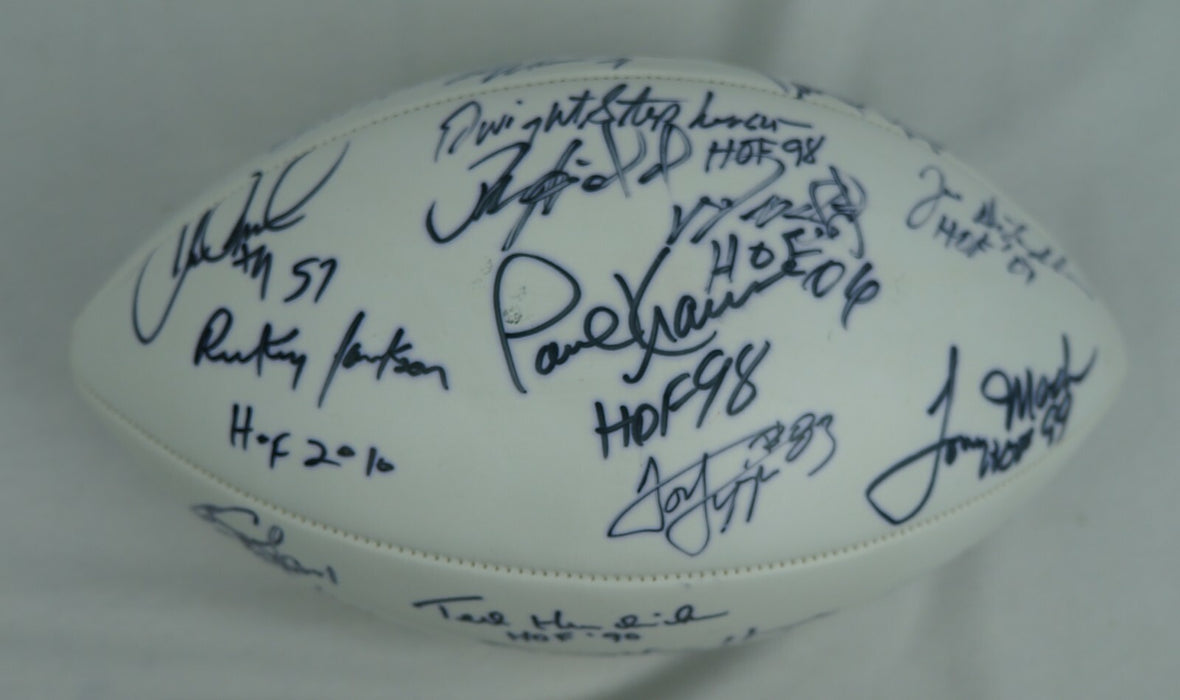 NFL Hall Of Fame Legends Multi Signed Celebrity Golf Classic Football PSA DNA