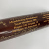2014 HOF Induction Signed Bat Greg Maddux Tom Glavine Bobby Cox Frank Thomas MLB