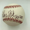 Carlton Fisk HOF 2000 & Johnny Pesky Signed 2004 World Series Baseball JSA COA