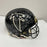 1995 Atlanta Falcons Team Signed Eric Metcalf Game Used Helmet JSA COA