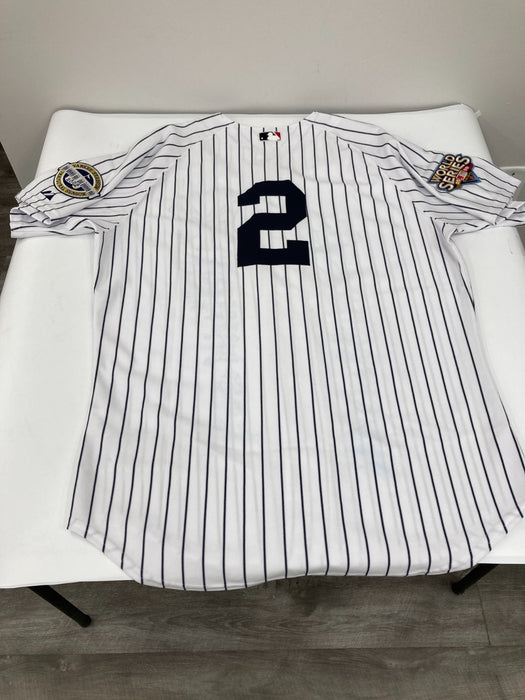 2009 New York Yankees World Series Champs Team Signed Jersey #5/6 Steiner & JSA