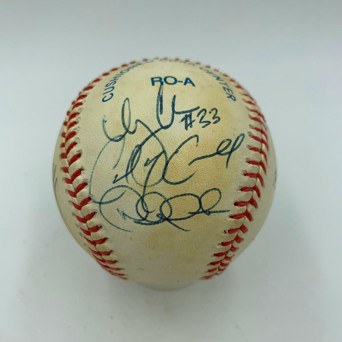 1994 Derek Jeter Pre Rookie Minor League Prospects Signed Baseball With JSA COA