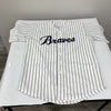 Hank Aaron Signed Atlanta Braves Jersey With JSA COA