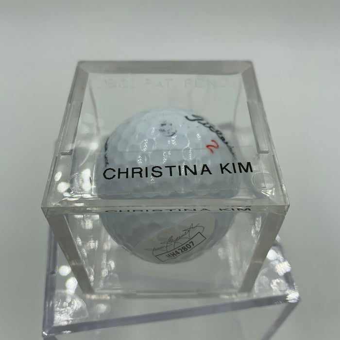 Christina Kim Signed Autographed Golf Ball PGA With JSA COA