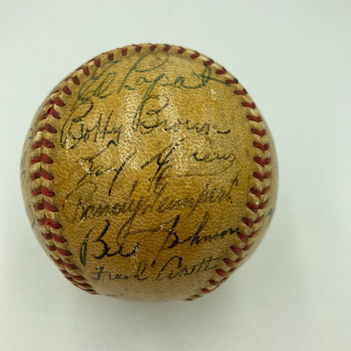 1948 New York Yankees Team Signed American League Baseball Joe Dimaggio JSA