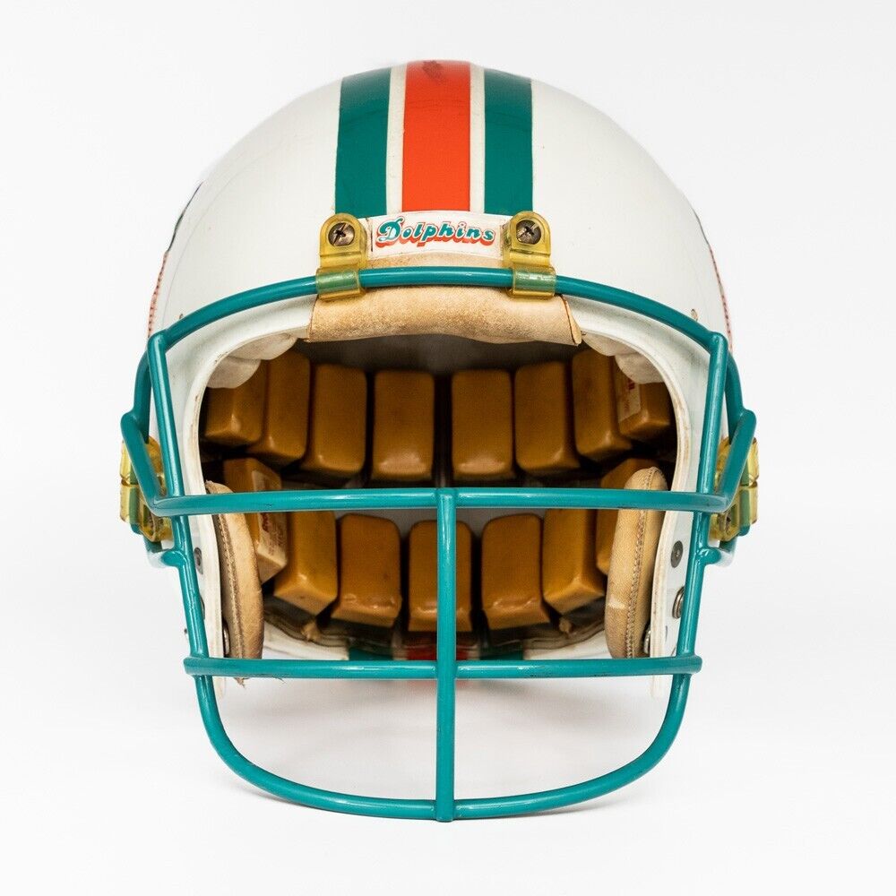 Dan Marino Signed 1980's Game Used Miami Dolphins Riddell Helmet JSA C — Showpieces Sports