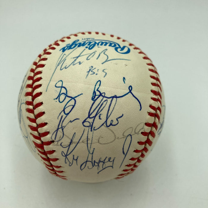 Ken Griffey Jr. 1990 Seattle Mariners Team Signed American League Baseball JSA